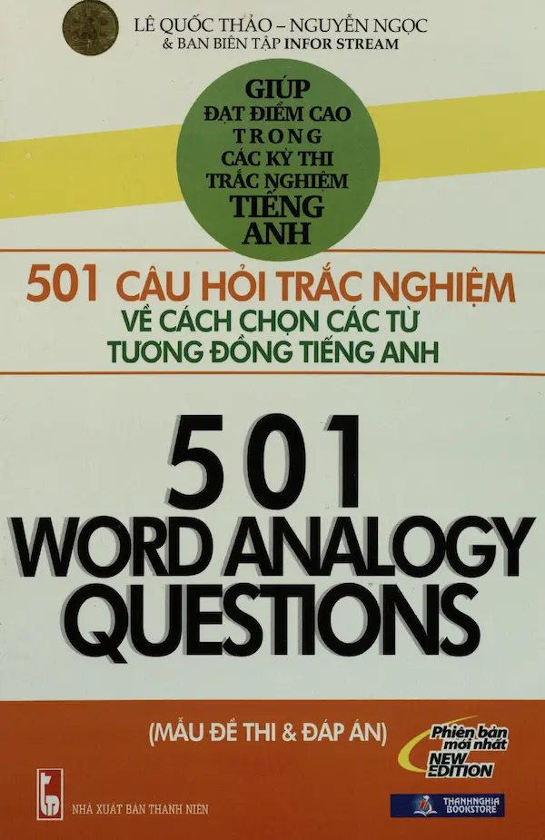 501 Câu Hỏi Trắc Nghiệm Về Cách Chọn Các Từ Tương Đồng Tiếng Anh